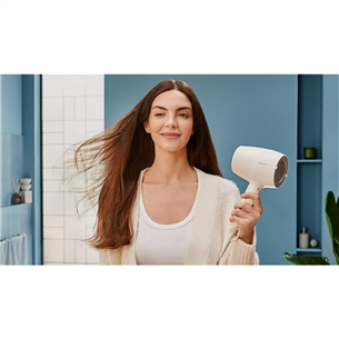 Philips 9000 series, Prestige SenseIQ, 1800 W, beige - Hair dryer