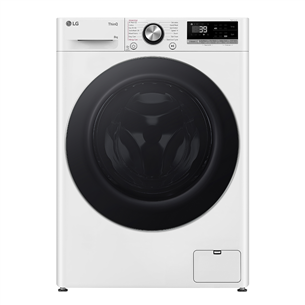 LG, TurboWash, 8 kg, depth 47,5 cm, 1200 rpm - Front load washing machine F2WR708S3W.ABWQPMR