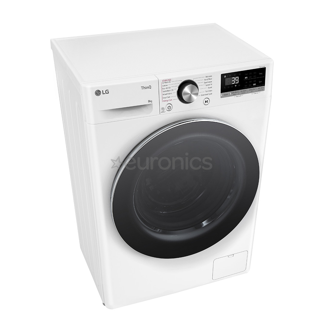 LG, TurboWash, 8 kg, depth 47,5 cm, 1200 rpm - Front load washing machine