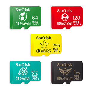 SanDisk microSDXC card for Nintendo Switch, 128 GB - Mälukaart