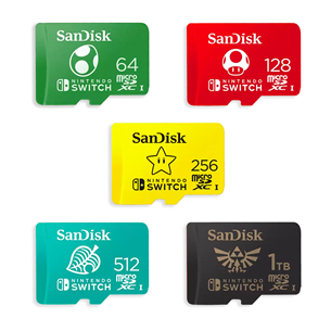 SanDisk microSDXC card for Nintendo Switch, 256 GB - Mälukaart