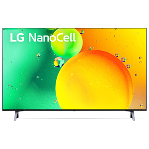 LG NANO753QC, 43'', Ultra HD, LED LCD, NanoCell, must - Teler