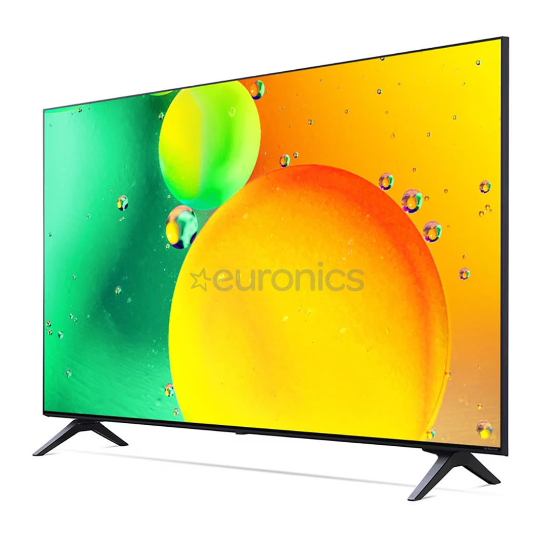 LG NANO753QC, 43'', Ultra HD, LED LCD, NanoCell, must - Teler
