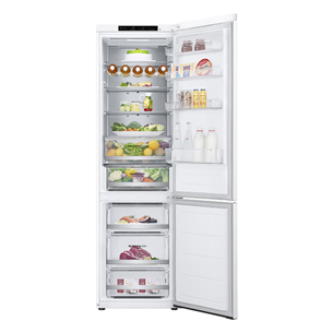 LG, NoFrost, 387 L, 203 cm, white - Refrigerator