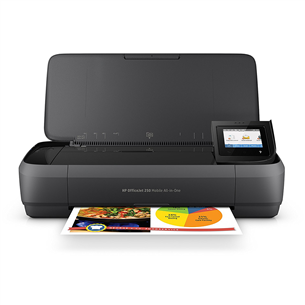 HP OfficeJet 250 Mobile, must - Kaasaskantav multifunktsionaalne printer