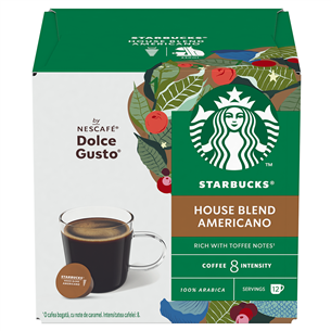 Starbucks Nescafe Dolce Gusto House Blend Americano - Kohvikapslid 7613036989268
