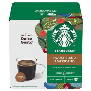 Starbucks Nescafe Dolce Gusto House Blend Americano - Kohvikapslid