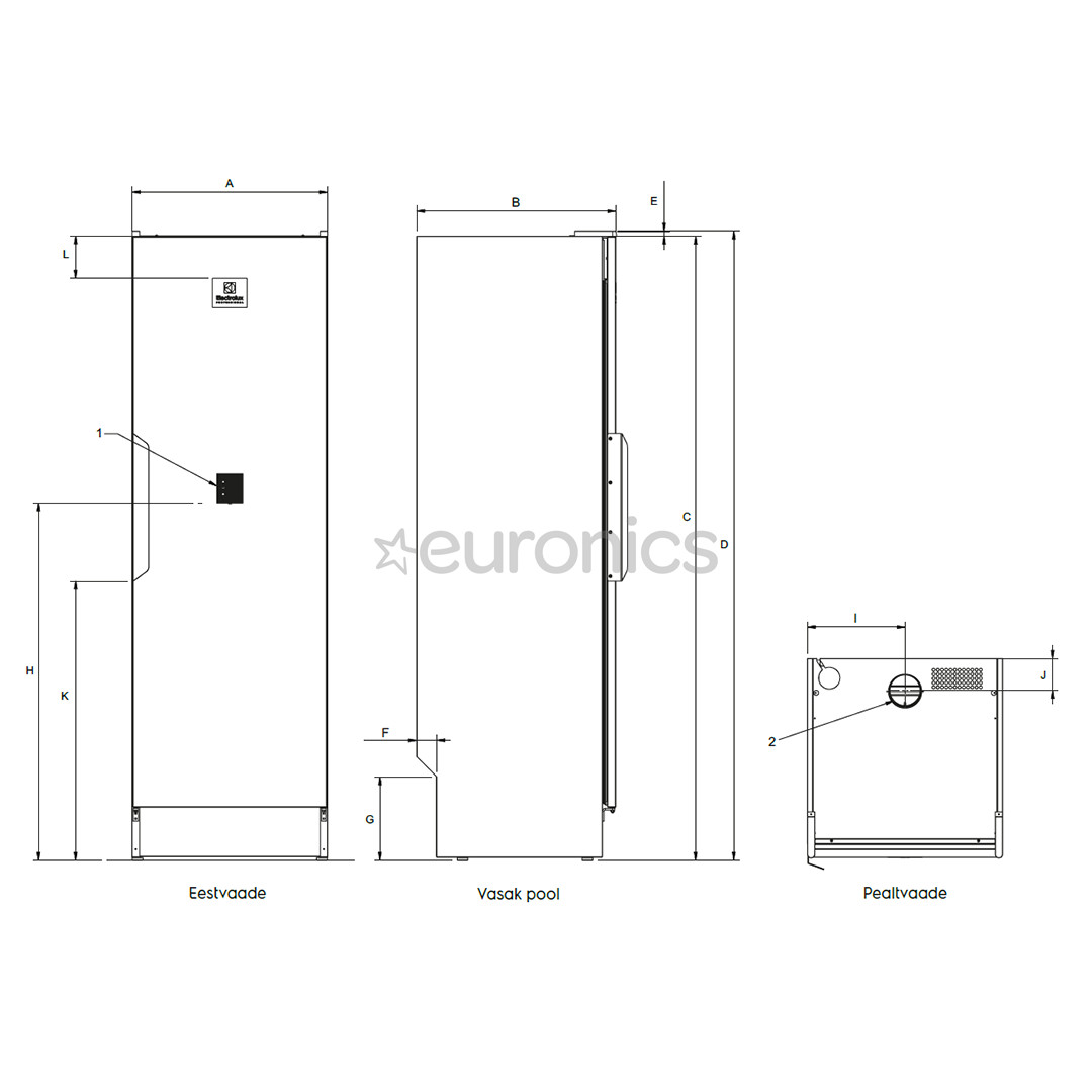Electrolux Professional, 4 кг, серебристый - Сушильный шкаф