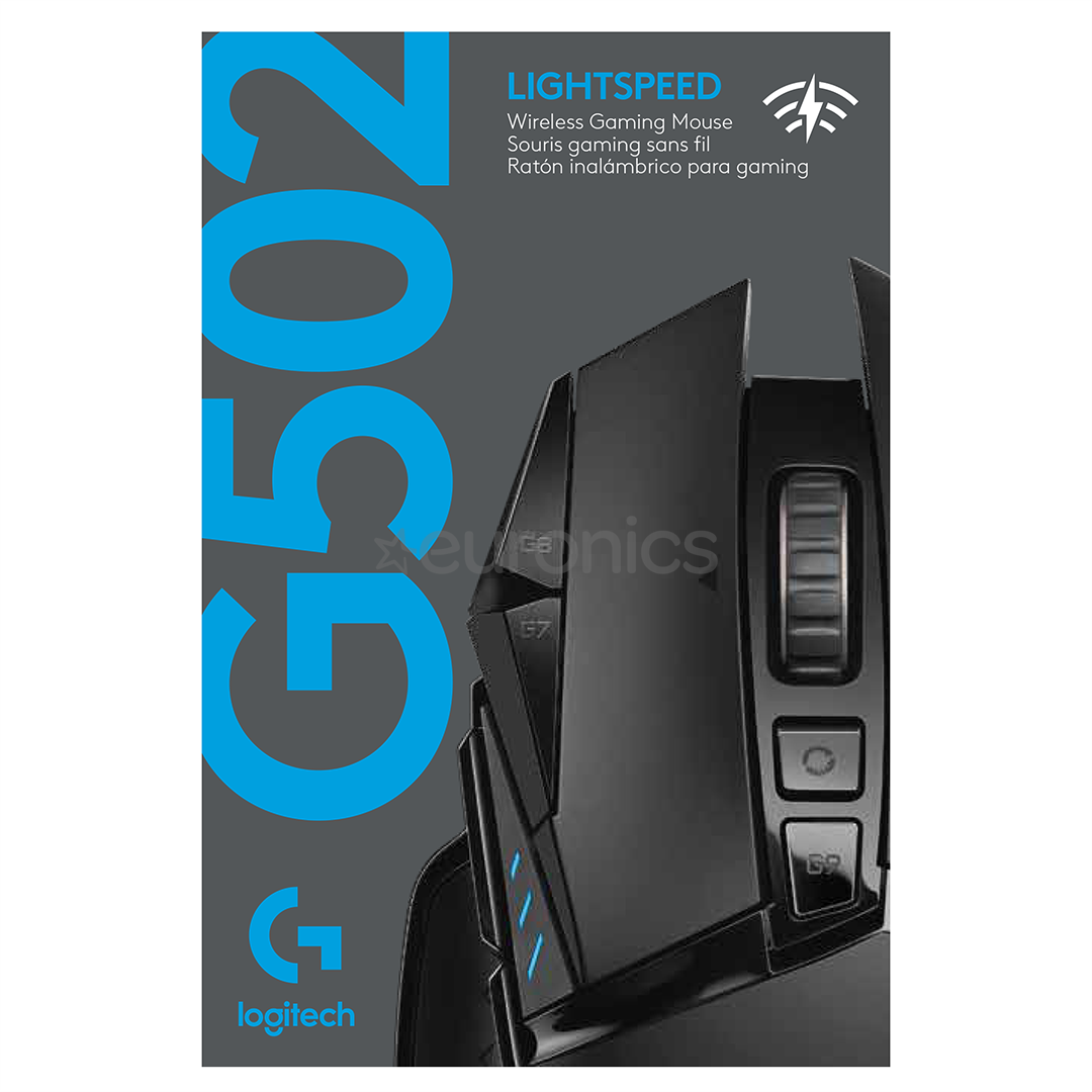 Logitech G502 LightSpeed, black - Wireless Optical Mouse
