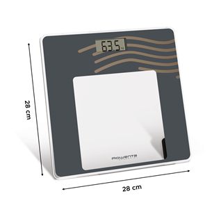 Rowenta Essential Dune, dark grey - Bathroom scale