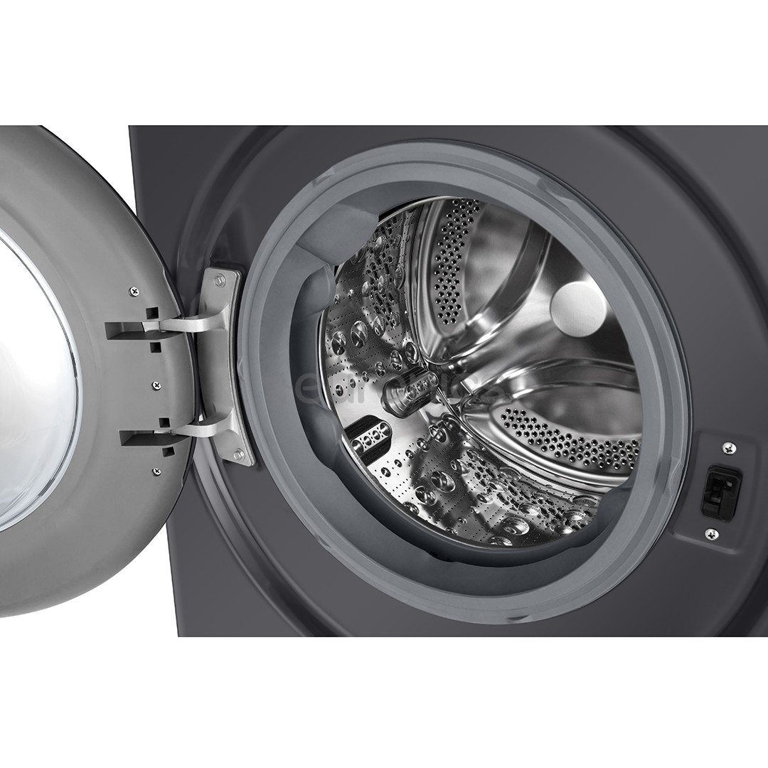 LG, 10 kg / 6 kg, depth 56,5 cm, 1400 rpm, black - Washer-dryer combo