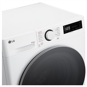 LG, 8 kg / 5 kg, sügavus 47,5 cm, 1200 p/min - Kuivatiga pesumasin