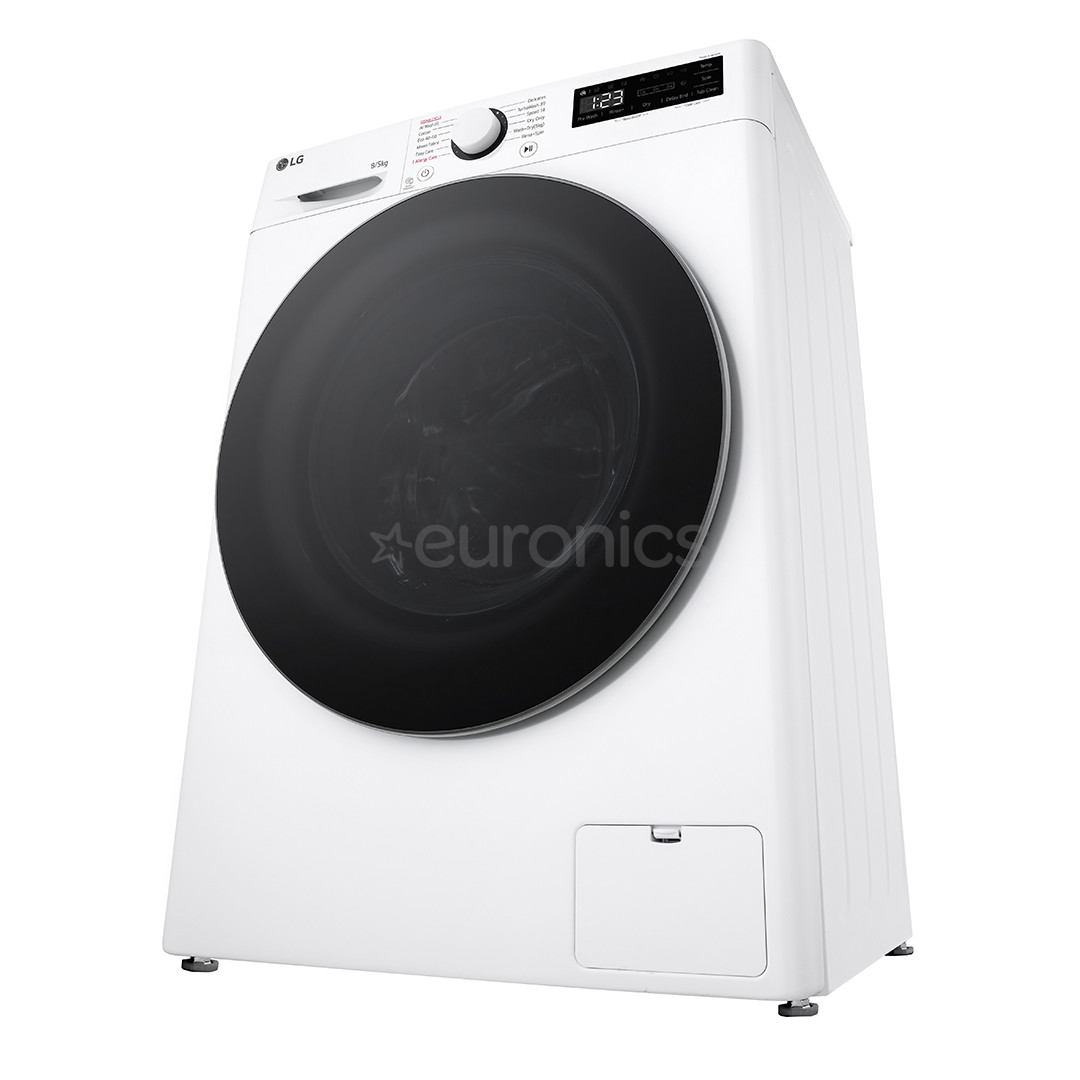 LG, 8 kg / 5 kg, sügavus 47,5 cm, 1200 p/min - Kuivatiga pesumasin