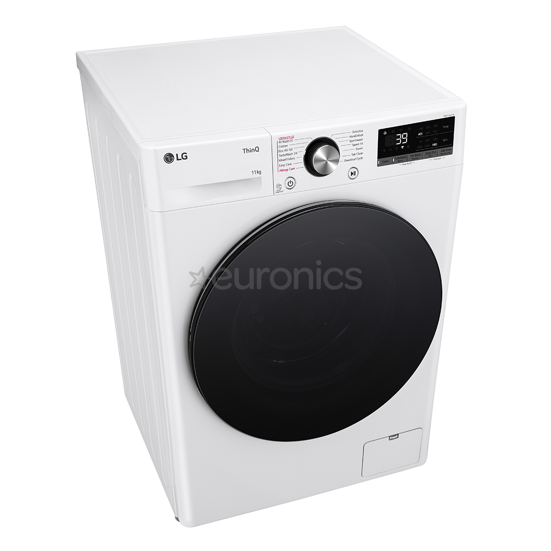 LG, 11 kg, sügavus 56,5 cm, 1400 p/min - Eestlaetav pesumasin