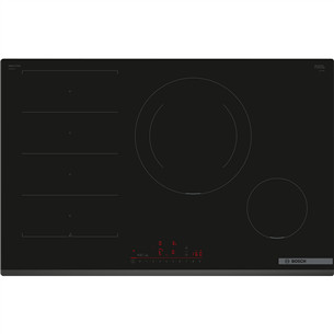 Bosch Seeria 6, laius 80,2 cm, raamita, must - Integreeritav induktsioonpliidiplaat PXE831HC1E