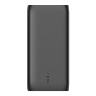 Belkin BoostCharge, 20 000 mAh, 30 W, USB-A, USB-C, must - Akupank