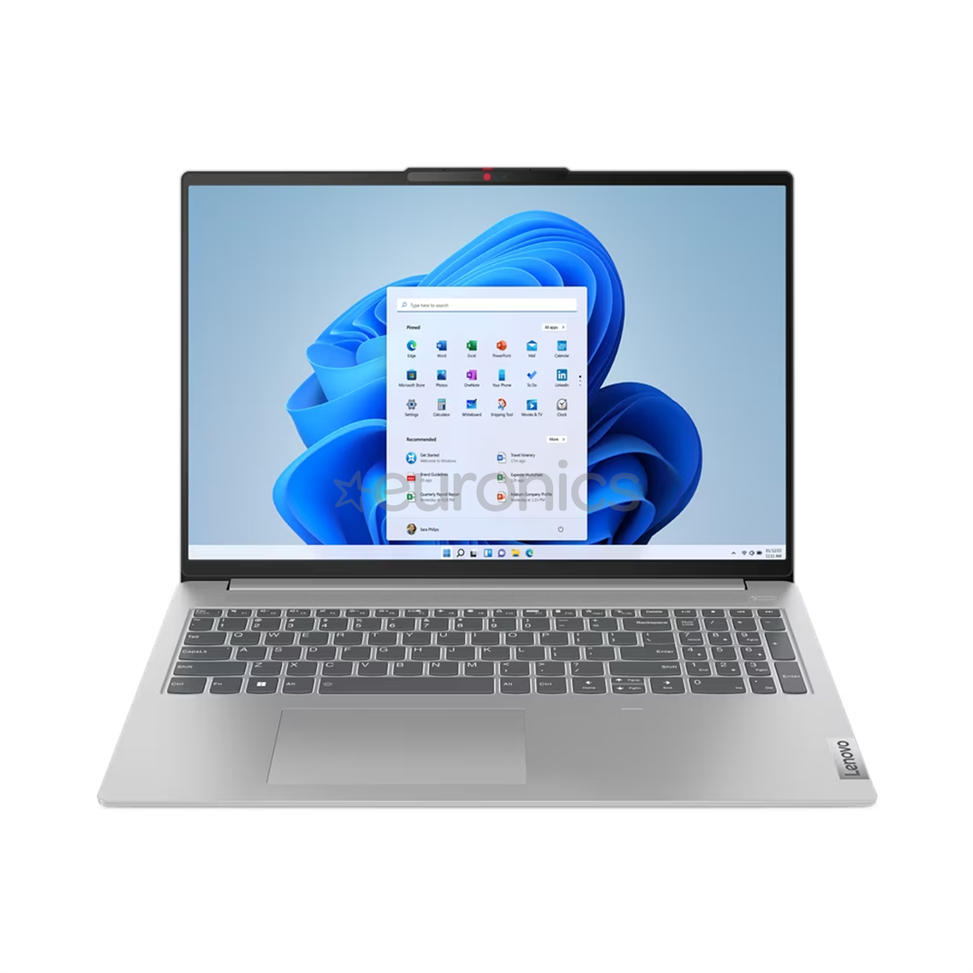 Lenovo IdeaPad Slim 5 16ABR8, 16'', WUXGA, Ryzen 7, 16 ГБ, 1 ТБ, SWE, серый - Ноутбук