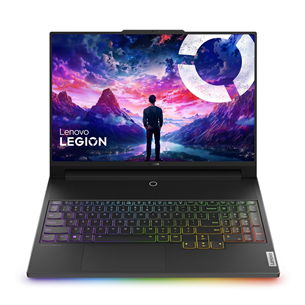 Lenovo Legion 9 16IRX8, 16'', 3.2K, Mini LED, 165 Hz, i9, 32 GB, 2 TB, RTX 4090, SWE, must - Sülearvuti