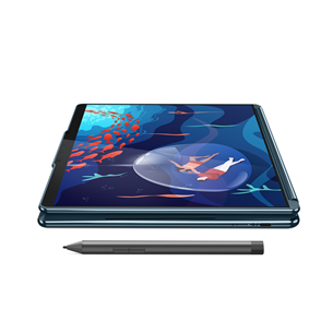 Lenovo Yoga Book 9 13IRU8, 13,3'', 2.8K, OLED, puutetundlik, i7, 16 GB, 1 TB, ENG, türkiissinine - Sülearvuti