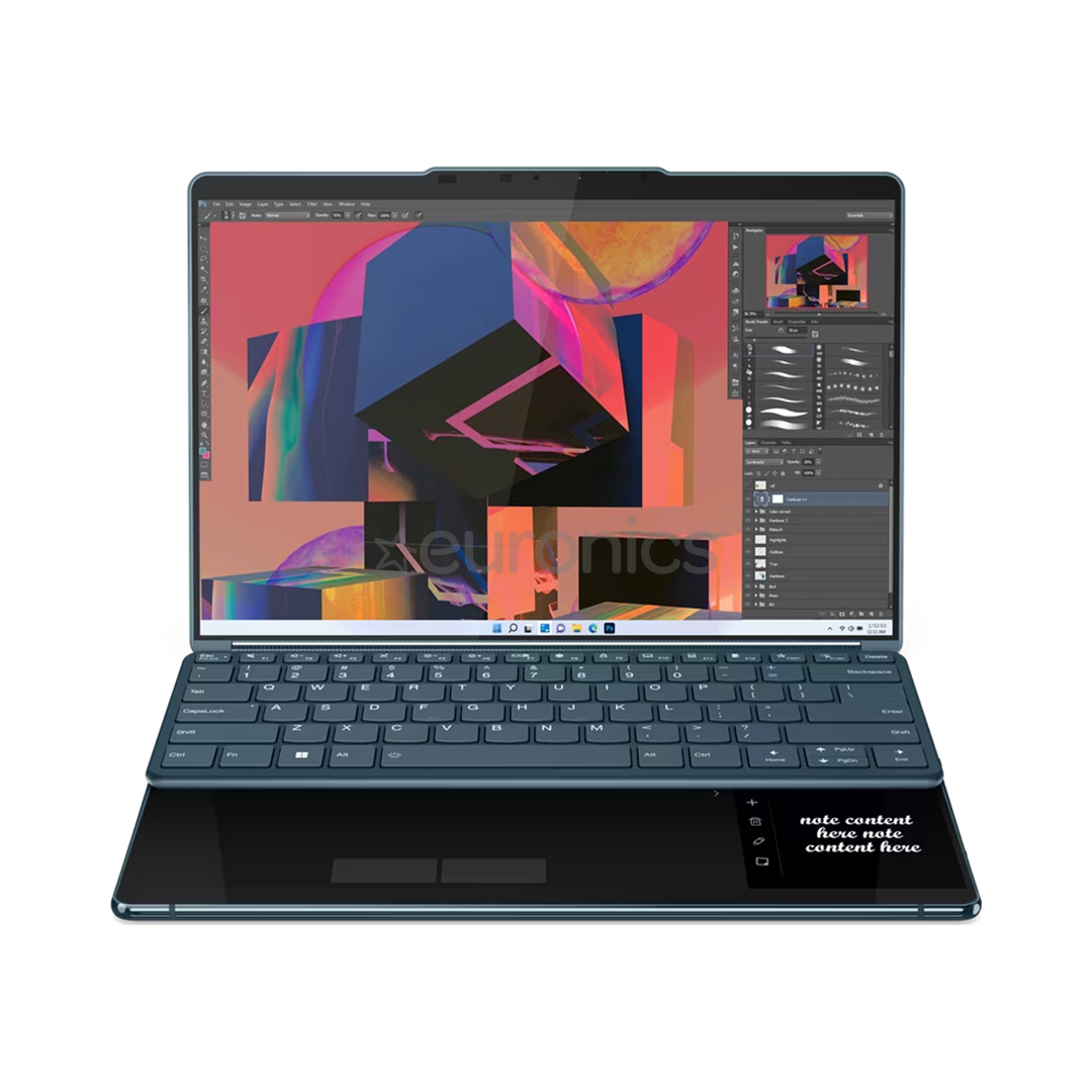 Lenovo Yoga Book 9 13IRU8, 13,3'', 2.8K, OLED, touch, i7, 16 GB, 1 TB, SWE; blue - Notebook