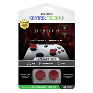 KontrolFreek Diablo IV, Xbox One/ Xbox Series X/S, 2 tk, punane - Nupud