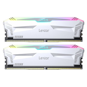 Lexar Ares, 32 ГБ (2x 16  ГБ), DDR5, 6400 МГц, RGB, белый - Память RAM
