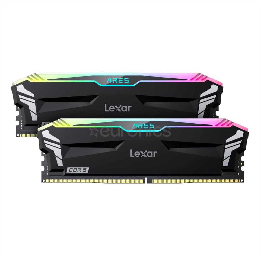 Lexar Ares, 32 ГБ (2x 16 ГБ), DDR5, 6400 МГц, RGB - Память RAM
