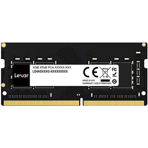 Lexar, 16 GB, DDR4, 3200 MHz - Sülearvuti RAM mälu LD4AS016G-B3200GSST