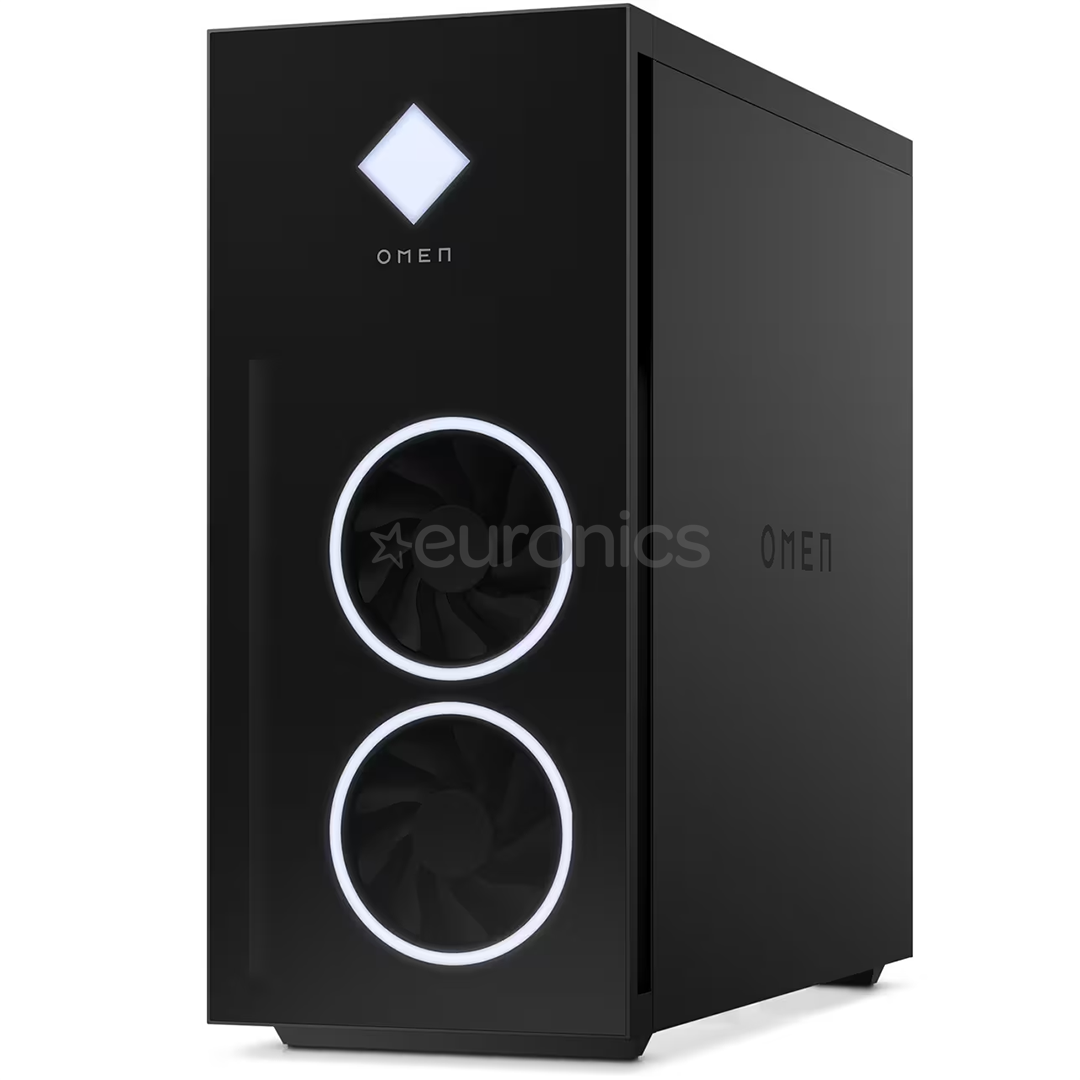 HP OMEN 40L Desktop GT21-1005ny, Ryzen 7, 32 ГБ, 1 ТБ, RTX 4080, черный - Настолный компьютер