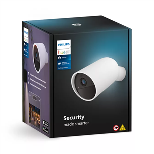 Philips Hue Secure Battery Camera, white - Wireless security camera