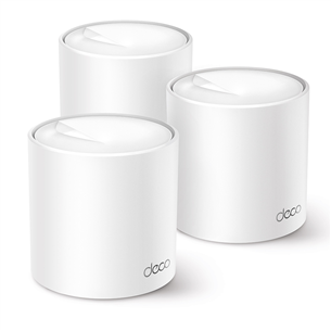 TP-Link Deco X50, WiFi 6, mesh, 3 tk, valge - WiFi ruuter