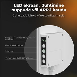 Aeno, 700+ W, white - Premium Eco Smart heater