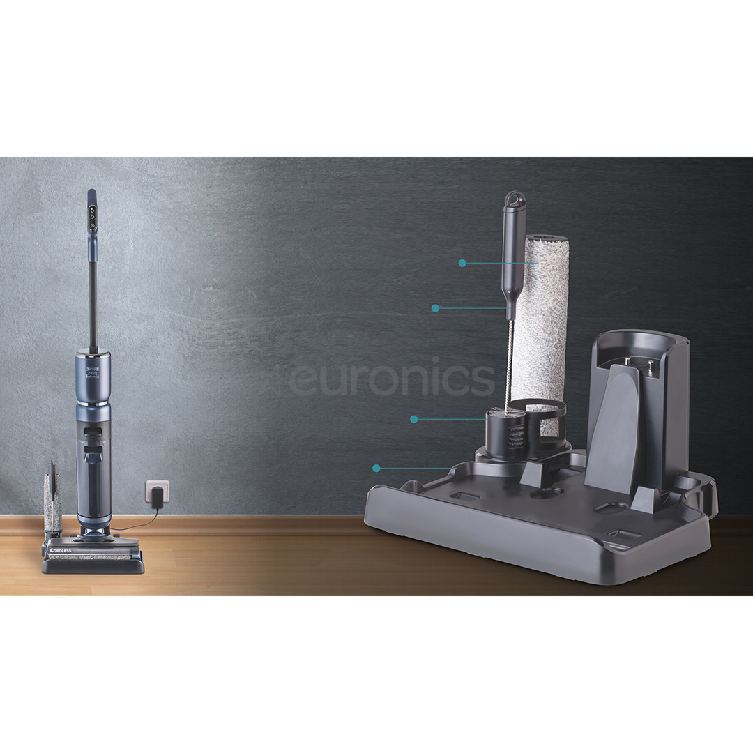Thomas Aqua FloorCleaner Cordless Plus, синий - Беспроводная электрошвабра