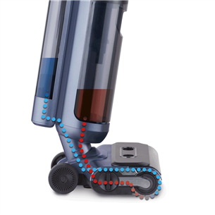 Thomas Aqua FloorCleaner Cordless Plus, синий - Беспроводная электрошвабра