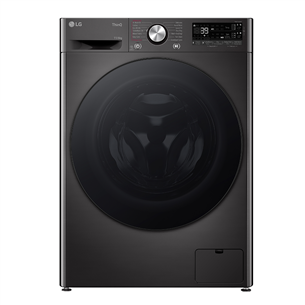 LG, 11 kg / 6 kg, depth 56,5 cm, 1400 rpm, black - Washer-dryer combo F4DR711S2BA.APBQPMR