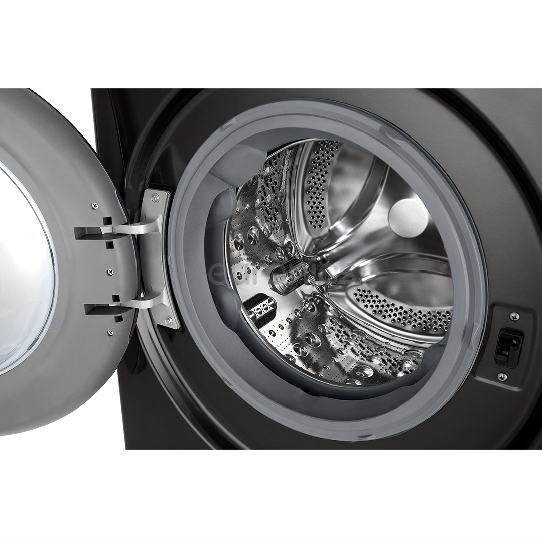 LG, 11 kg / 6 kg, depth 56,5 cm, 1400 rpm, black - Washer-dryer combo