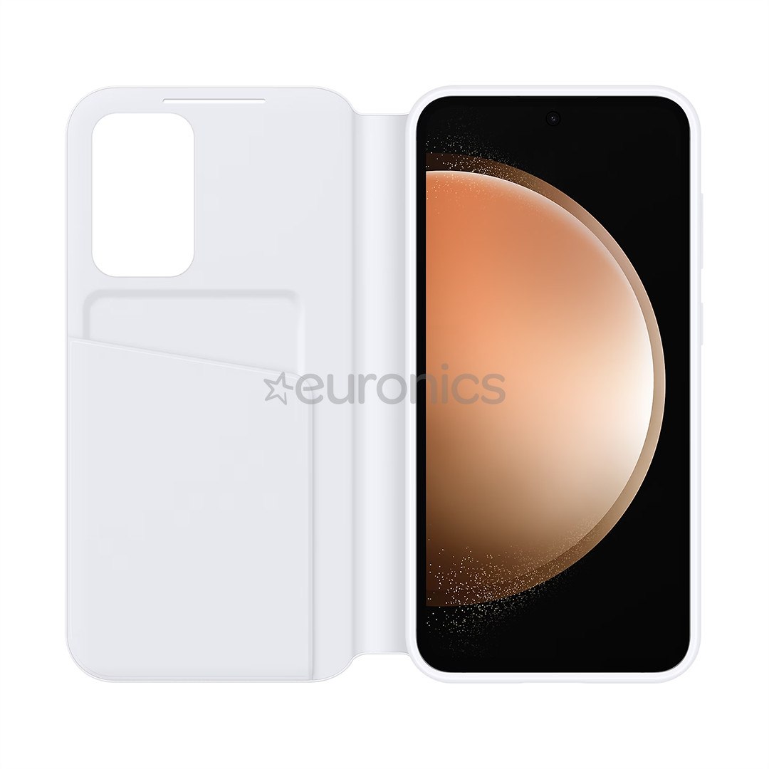 Samsung Smart View Wallet, Galaxy S23 FE, white - Cover