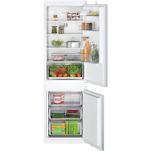 Bosch, Series 2, NoFrost, 260 л, высота 178 см - Интегрируемый холодильник KIN86NSE0