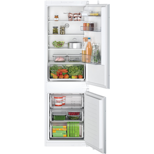 Bosch, Series 2, NoFrost, 260 L, 178 cm - Built-in refrigerator