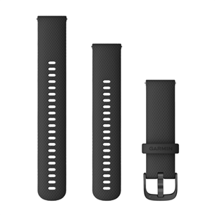 Garmin Quick Release Band, Vivoactive 4, 22 mm, black - Watch band 010-13256-21