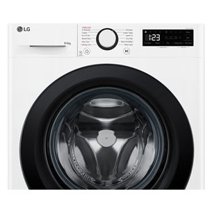 LG, 9 kg / 6 kg, depth 56,5 cm, 1400 rpm - Washer-dryer combo