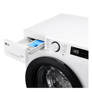 LG, 9 kg / 6 kg, depth 56,5 cm, 1400 rpm - Washer-dryer combo