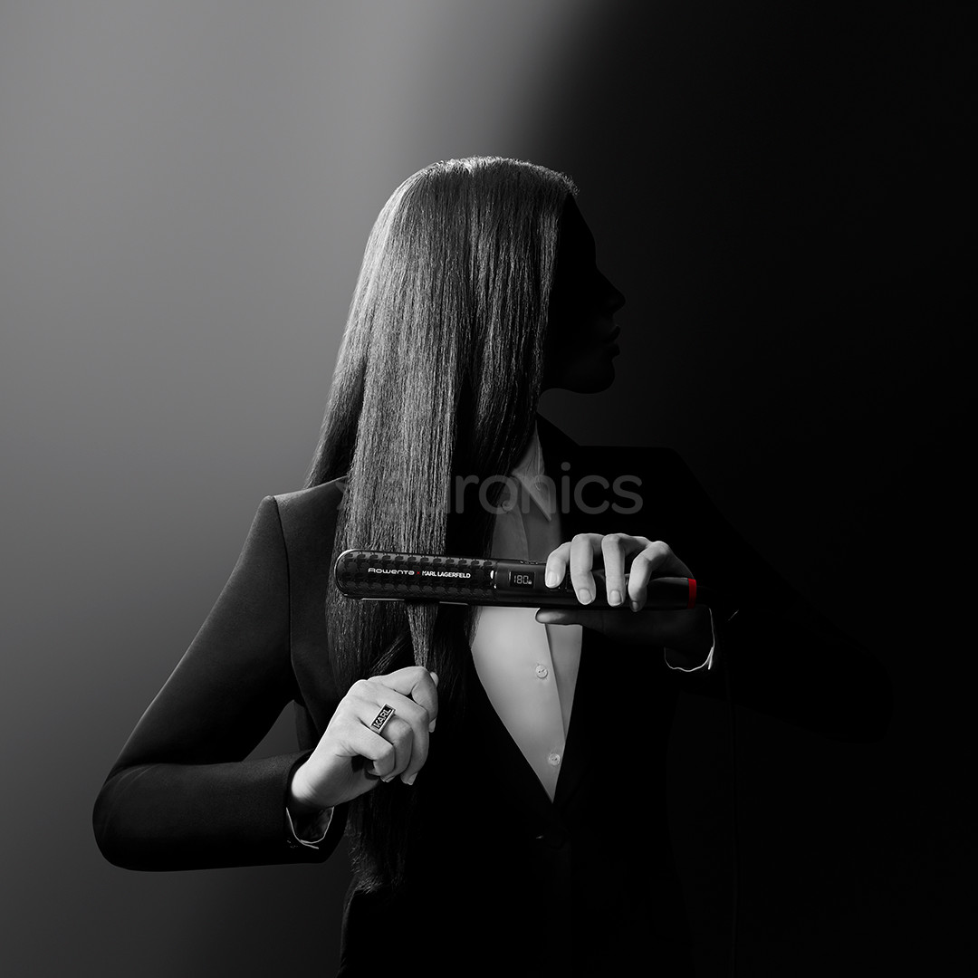 Rowenta x KARL LAGERFELD K/Pro Stylist, black - Straightener