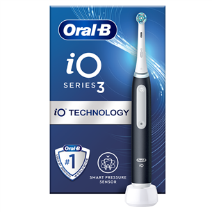 Braun Oral-B iO3, mattmust - Elektriline hambahari IO3MATTBLACK