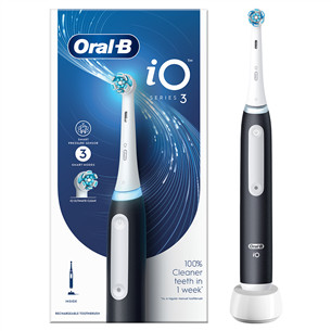 Braun Oral-B iO3, mattmust - Elektriline hambahari