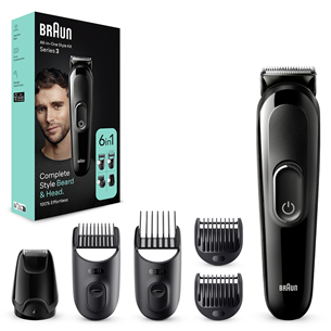 Braun Series 3, 6 в 1, черный - Мультитриммеp