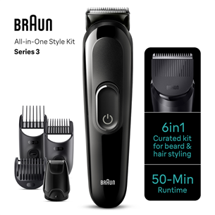 Braun Series 3, 6 в 1, черный - Мультитриммеp