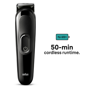 Braun Series 3, 6-in-1, black - Multi grooming kit