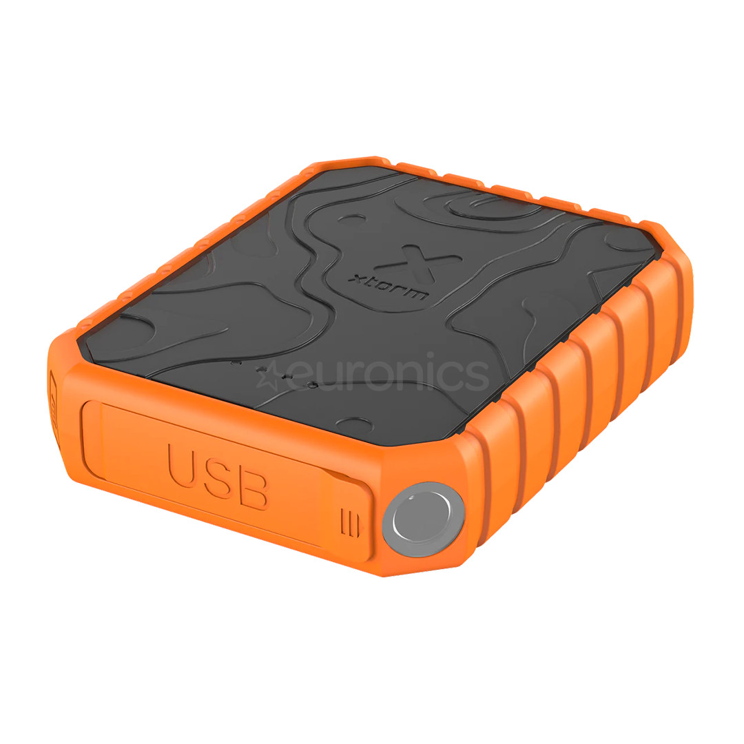 Xtorm XR2 Rugged, 20 W, 10000 mAh, black/orange - Power bank