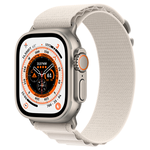 Apple Watch Ultra, Alpine Loop, Large, starlight - Smartwatch